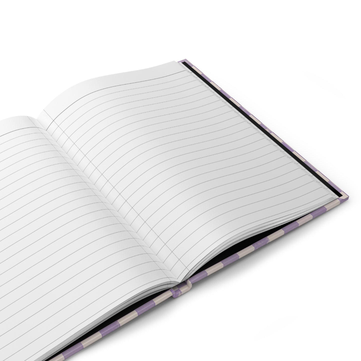 Lavender Check Hardcover Journal – Lined Checkerboard Notebook