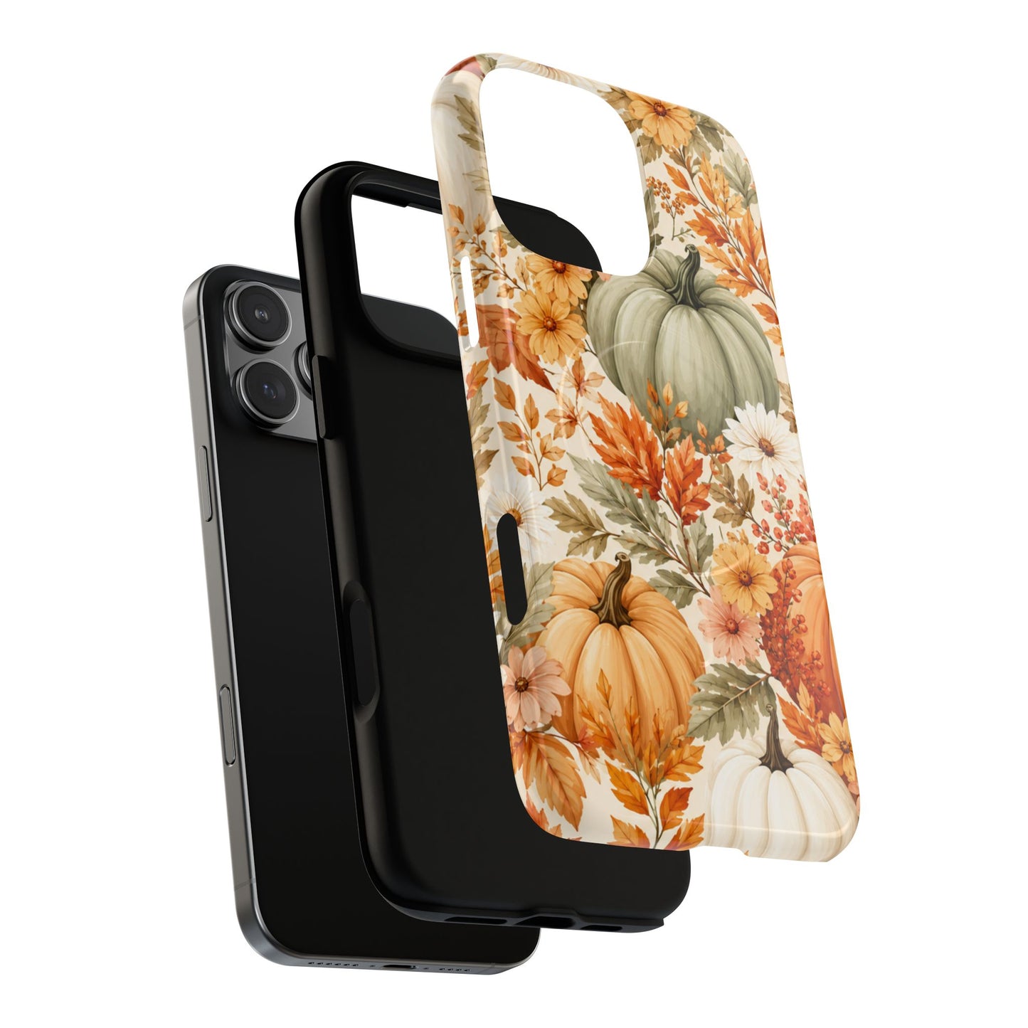 Harvest Bloom Magnetic Protective Phone Case – Tough Dual-Layer Cover