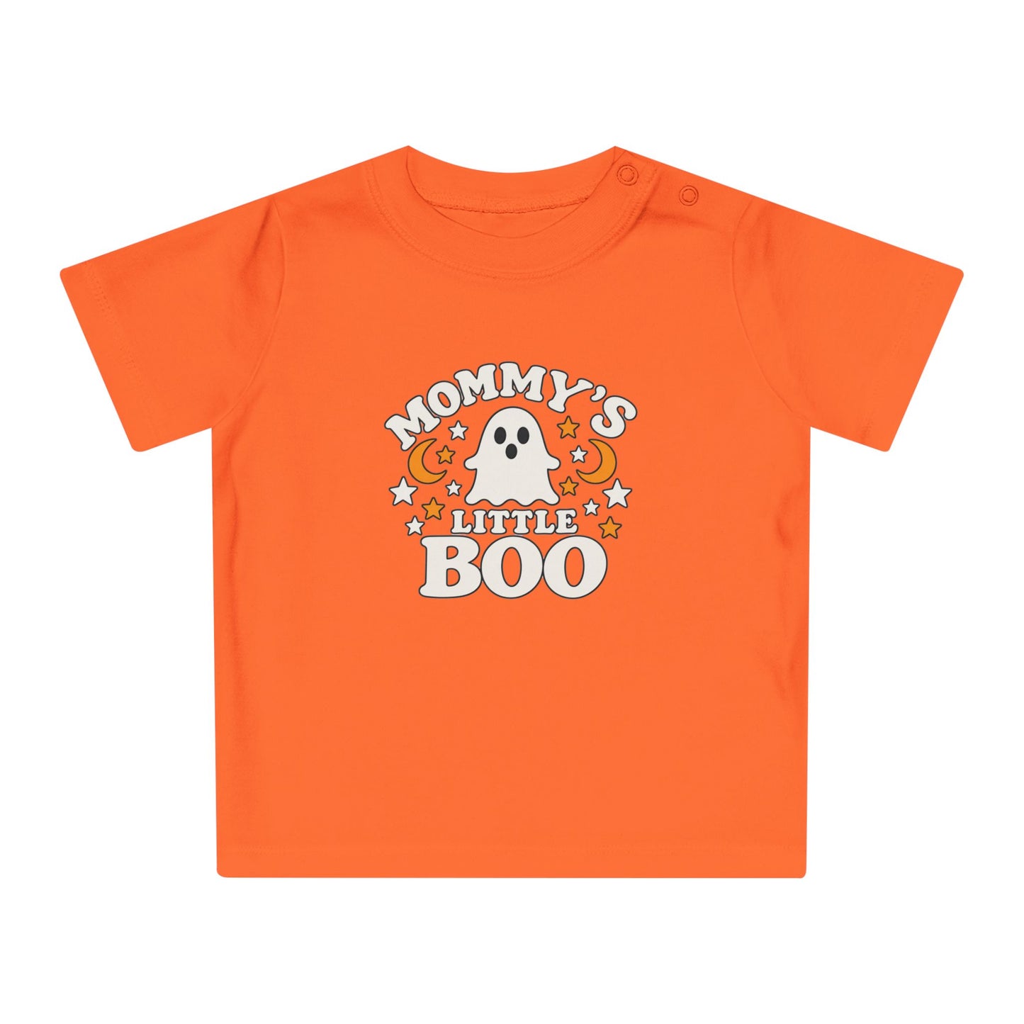 Mommy's Little Boo Baby T-Shirt - Halloween Ghost Infant Tee - Cute Spooky Baby Shirt - Halloween Baby Outfit
