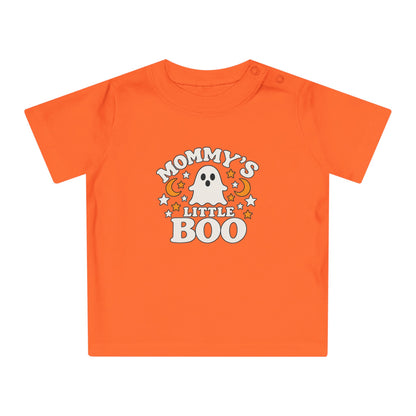 Mommy's Little Boo Baby T-Shirt - Halloween Ghost Infant Tee - Cute Spooky Baby Shirt - Halloween Baby Outfit
