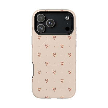 Little Sweet Hearts Magnetic Protective Phone Case – Tough Dual-Layer Cover