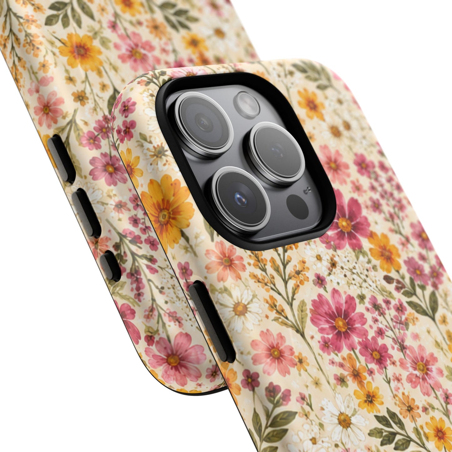 Wildflower Meadow Magnetic Protective Phone Case – Tough Dual-Layer Cover