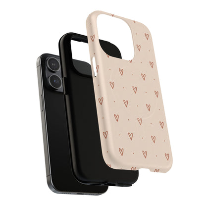 Little Sweet Hearts Magnetic Protective Phone Case – Tough Dual-Layer Cover