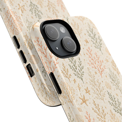 Coral Garden Magnetic Protective Phone Case – Tough Dual-Layer Cover