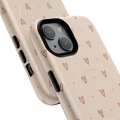 Little Sweet Hearts Magnetic Protective Phone Case – Tough Dual-Layer Cover