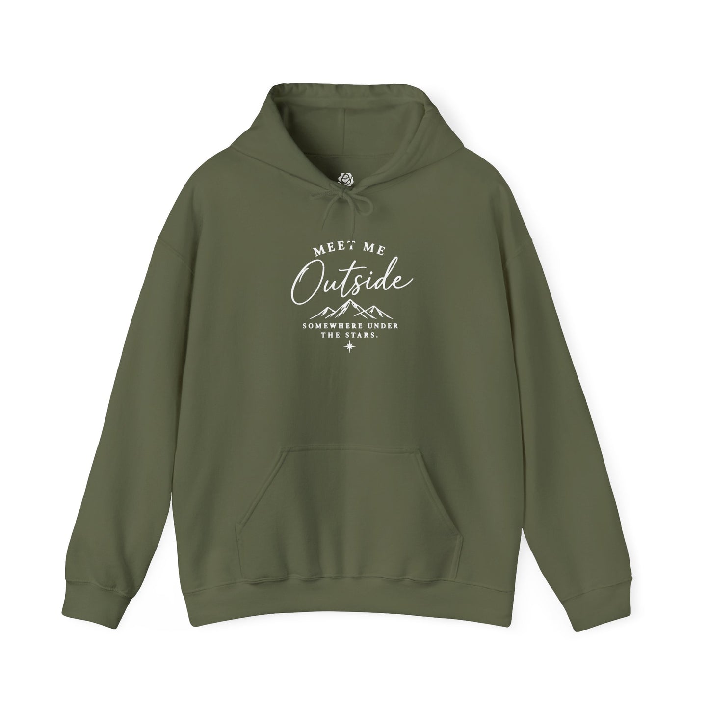 Meet Me Outside Graphic Hoodie – Outdoor Adventure Sweatshirt