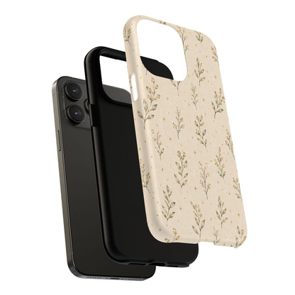 Floral Sprig Magnetic Protective Phone Case – Tough Dual-Layer Cover