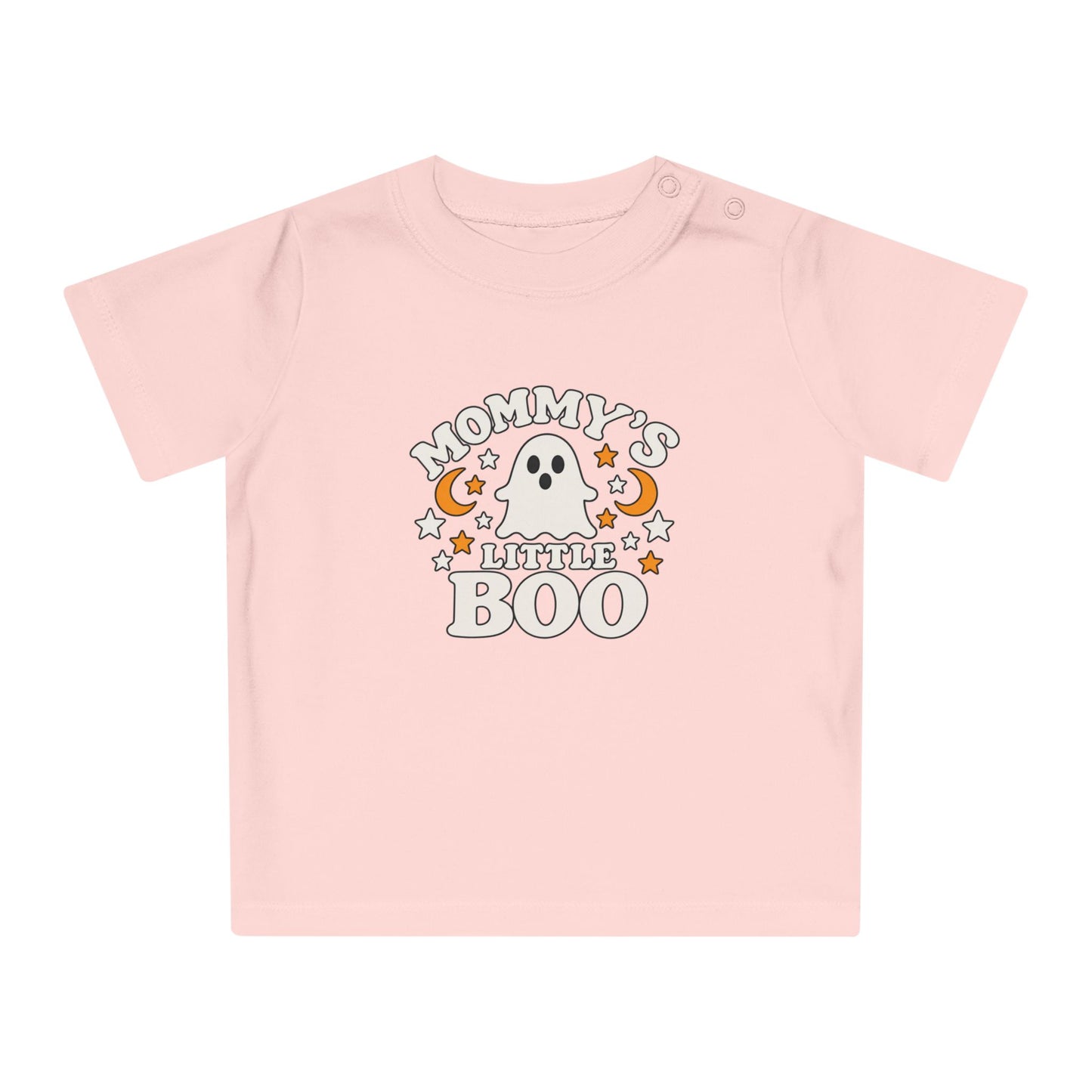 Mommy's Little Boo Baby T-Shirt - Halloween Ghost Infant Tee - Cute Spooky Baby Shirt - Halloween Baby Outfit