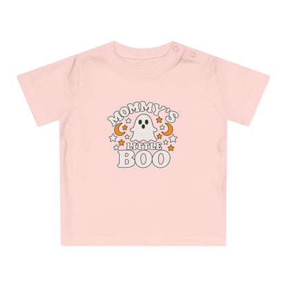 Mommy's Little Boo Baby T-Shirt - Halloween Ghost Infant Tee - Cute Spooky Baby Shirt - Halloween Baby Outfit