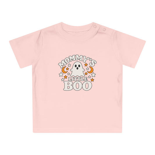 Mommy's Little Boo Baby T-Shirt - Halloween Ghost Infant Tee - Cute Spooky Baby Shirt - Halloween Baby Outfit