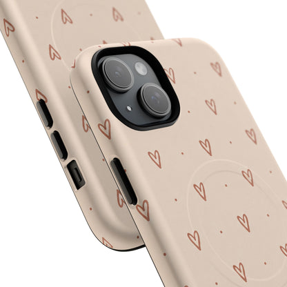 Little Sweet Hearts Magnetic Protective Phone Case – Tough Dual-Layer Cover