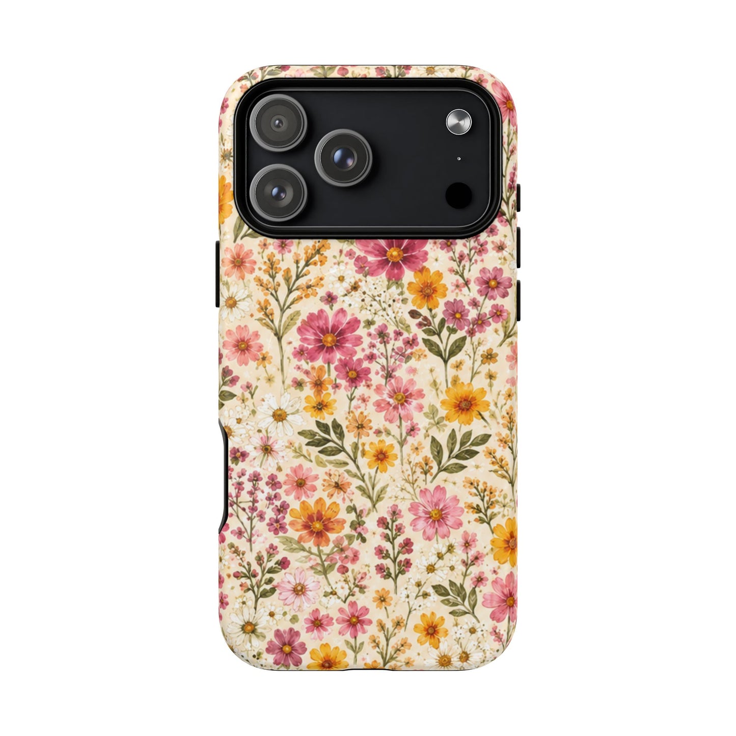 Wildflower Meadow Magnetic Protective Phone Case – Tough Dual-Layer Cover