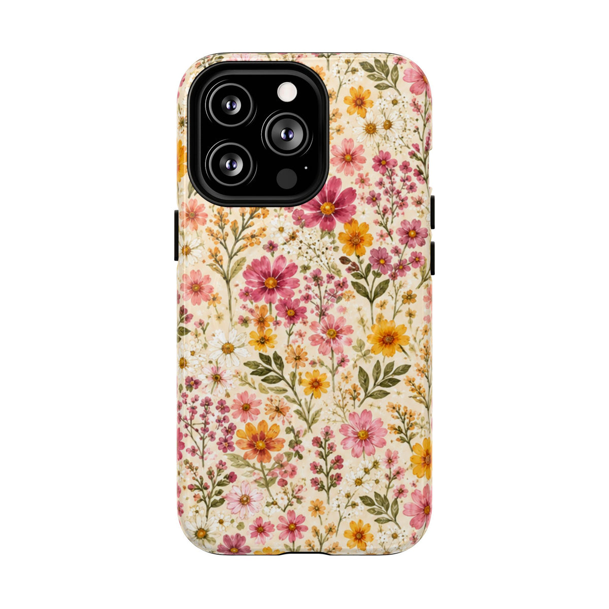 Wildflower Meadow Magnetic Protective Phone Case – Tough Dual-Layer Cover