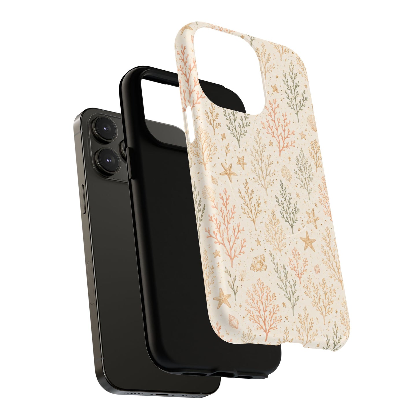 Coral Garden Magnetic Protective Phone Case – Tough Dual-Layer Cover