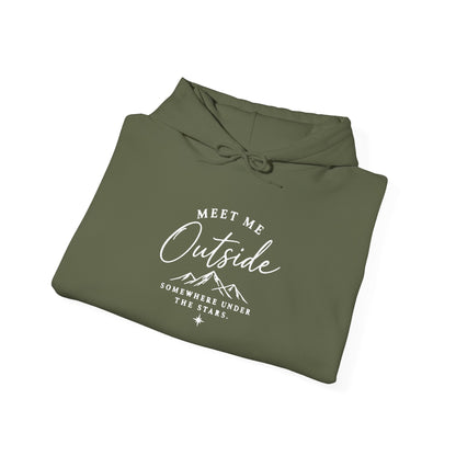 Meet Me Outside Graphic Hoodie – Outdoor Adventure Sweatshirt