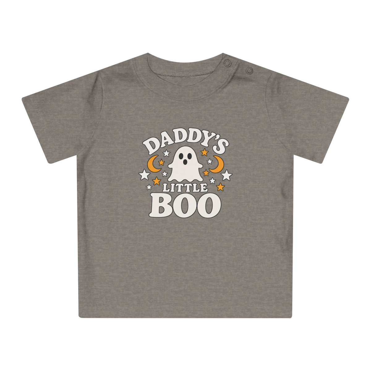 Daddy's Little Boo Baby T-Shirt - Halloween Ghost Infant Tee - Cute Spooky Baby Shirt - Halloween Baby Outfit