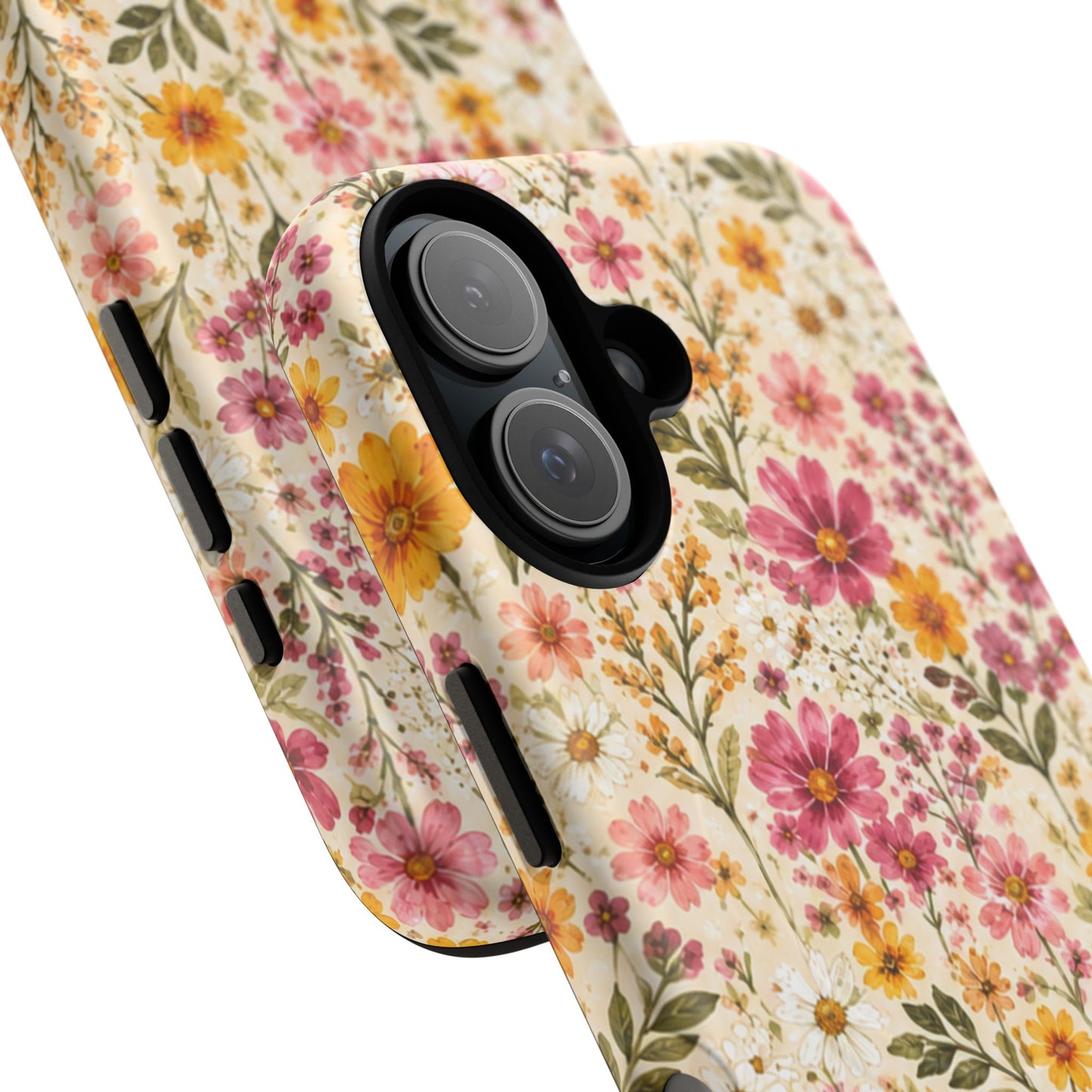 Wildflower Meadow Magnetic Protective Phone Case – Tough Dual-Layer Cover