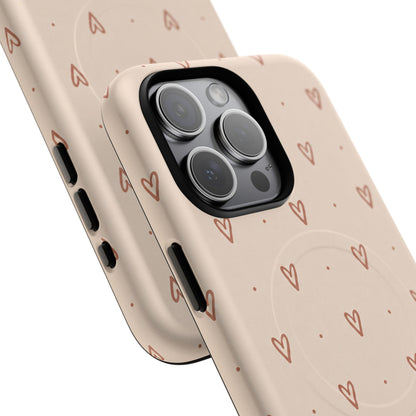Little Sweet Hearts Magnetic Protective Phone Case – Tough Dual-Layer Cover