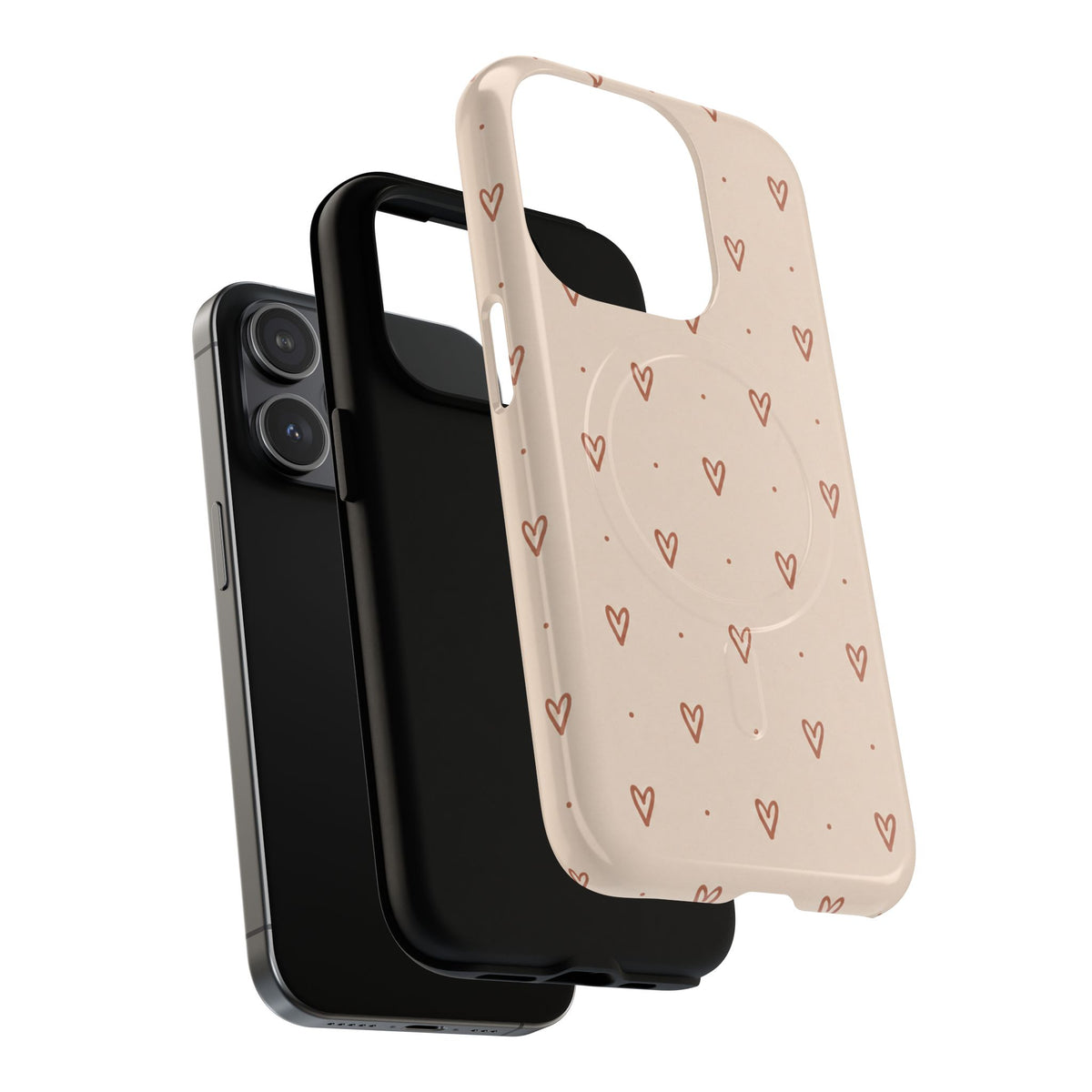 Little Sweet Hearts Magnetic Protective Phone Case – Tough Dual-Layer Cover