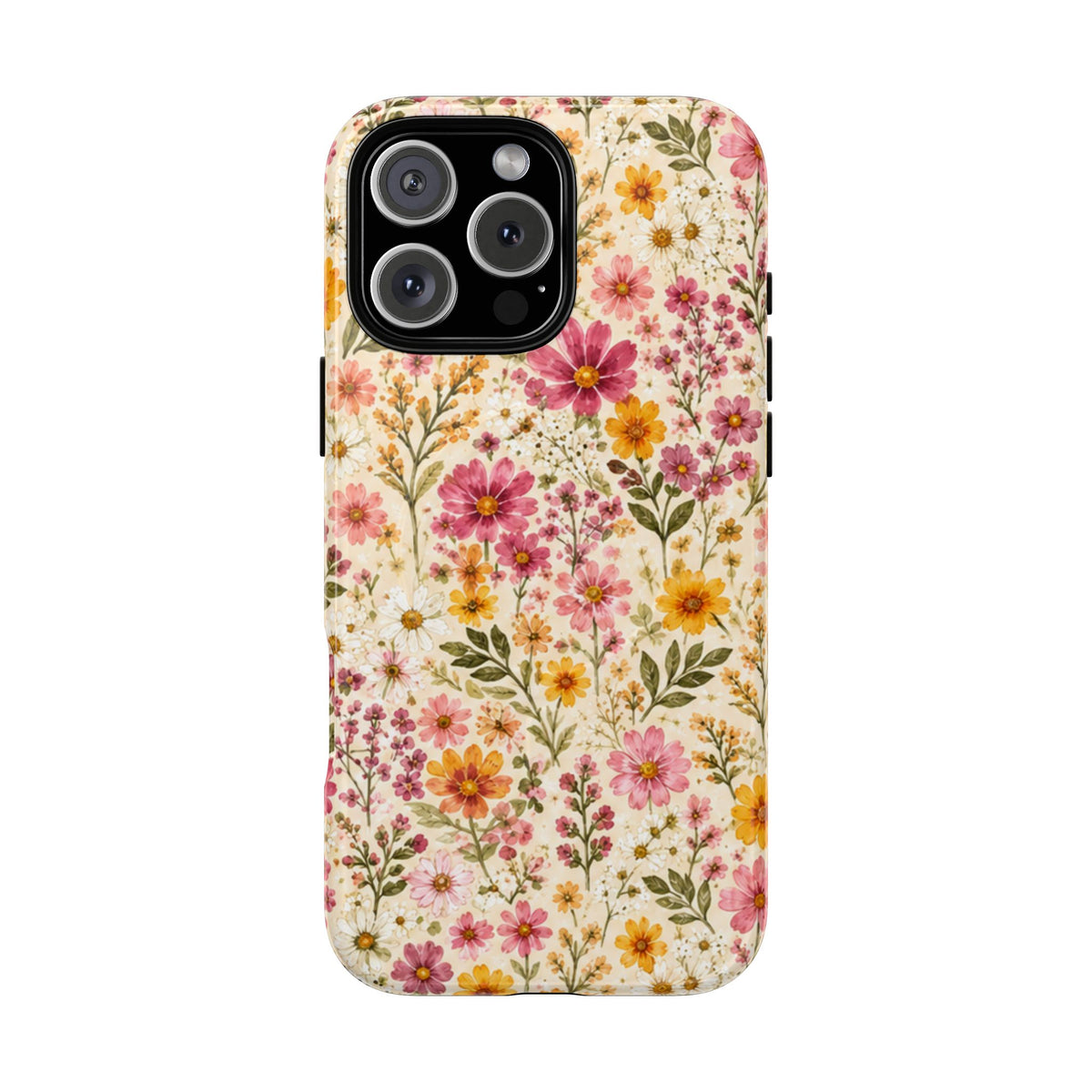 Wildflower Meadow Magnetic Protective Phone Case – Tough Dual-Layer Cover