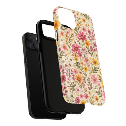 Wildflower Meadow Magnetic Protective Phone Case – Tough Dual-Layer Cover