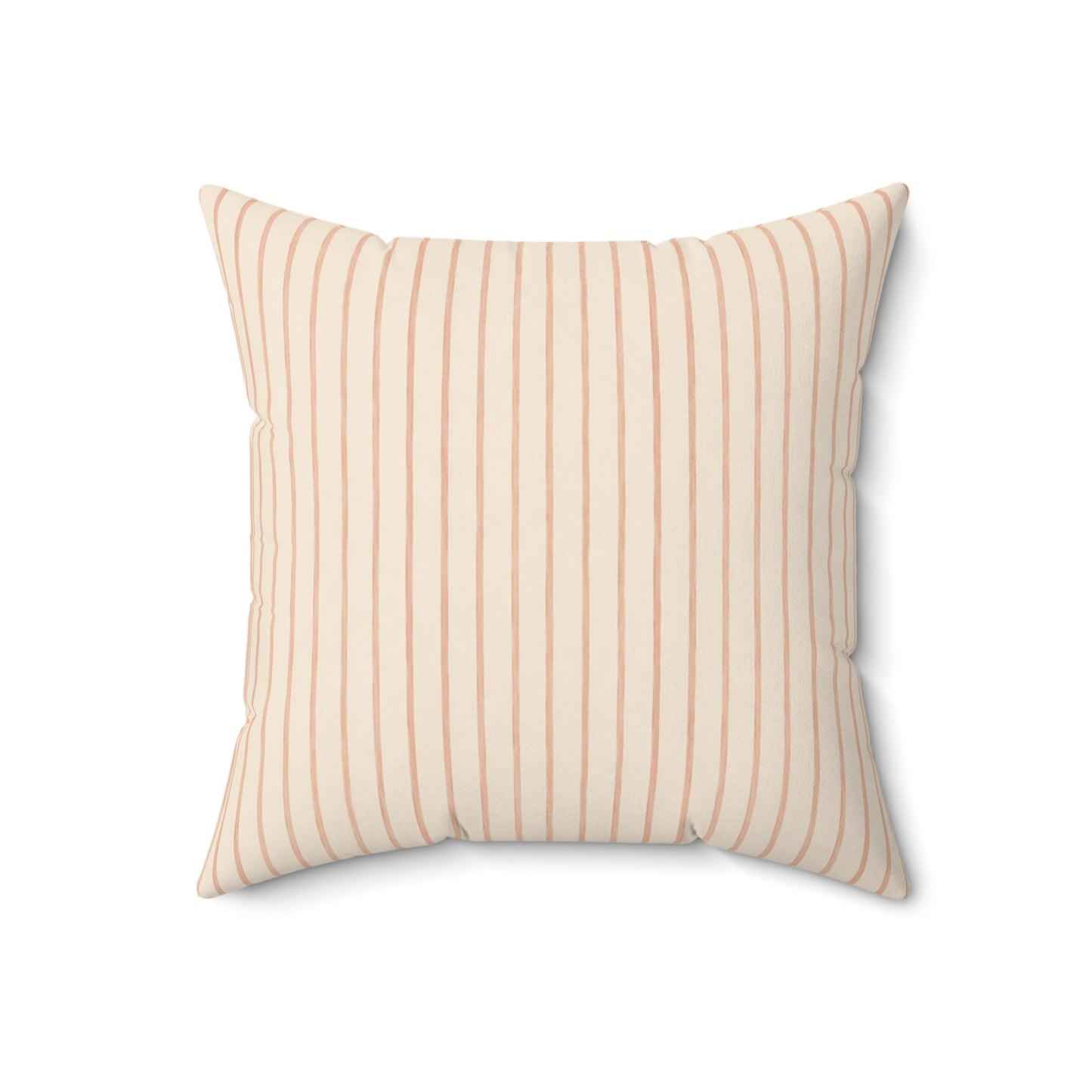 Soft Blush Lines Pillow - Striped Neutral Throw Pillow - Minimalist Decorative Cushion - Beige Bedroom