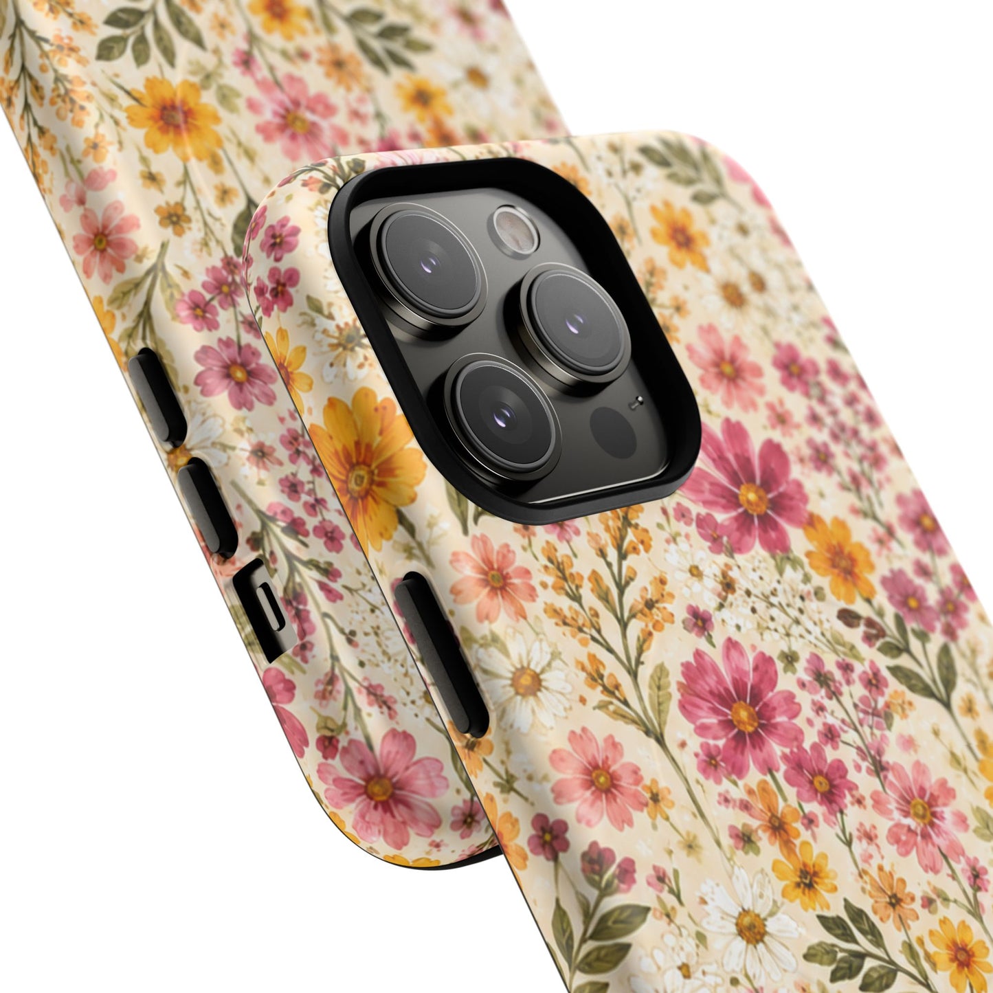 Wildflower Meadow Magnetic Protective Phone Case – Tough Dual-Layer Cover