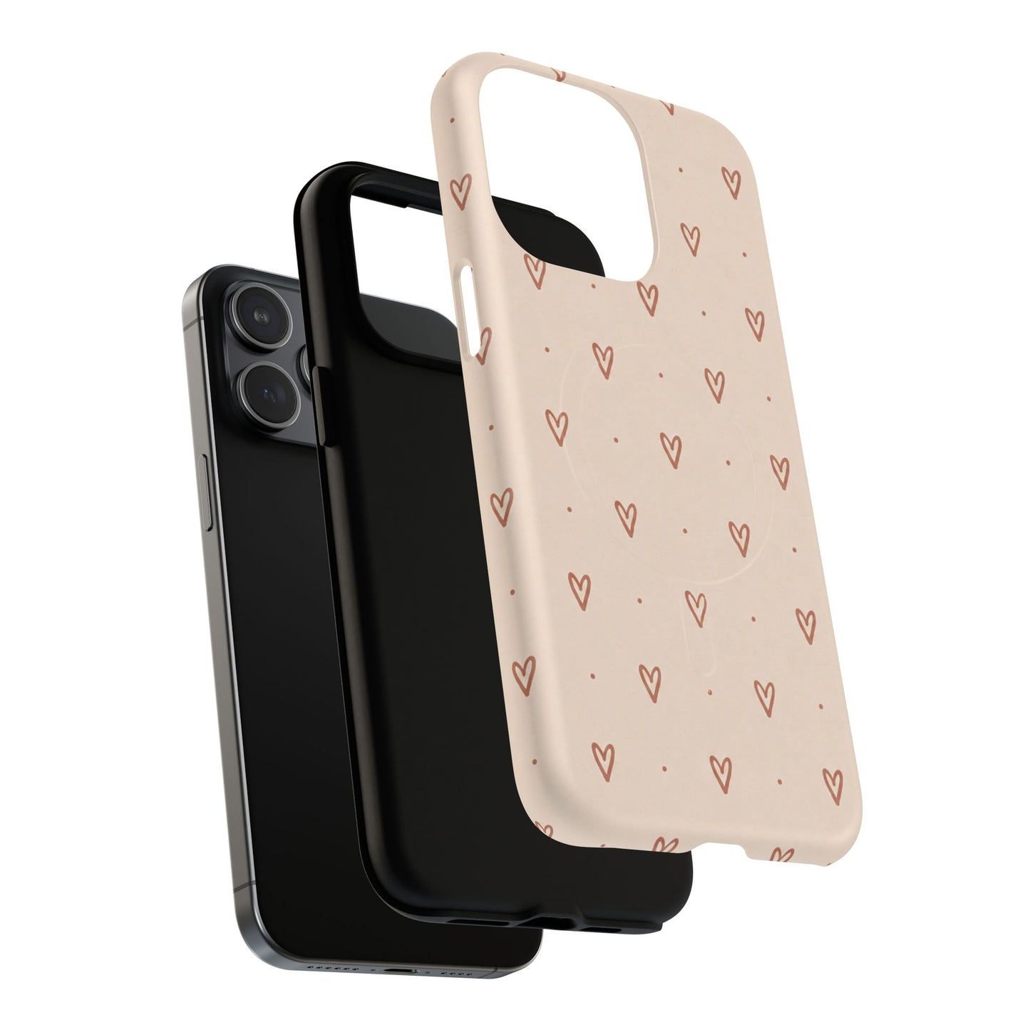 Little Sweet Hearts Magnetic Protective Phone Case – Tough Dual-Layer Cover