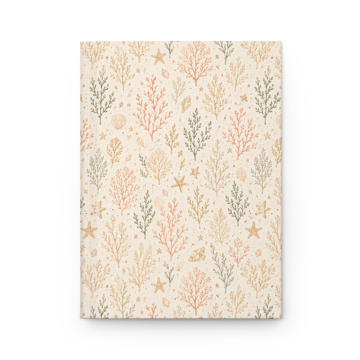Coral Garden Hardcover Journal – Lined Coastal Notebook