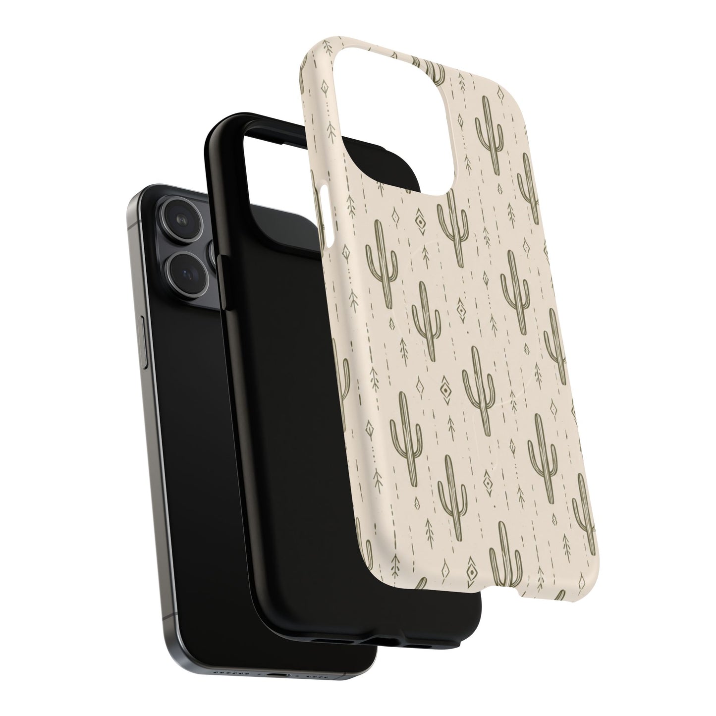 Desert Rhythm Magnetic Protective Phone Case – Tough Dual-Layer Cover