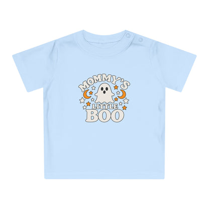 Mommy's Little Boo Baby T-Shirt - Halloween Ghost Infant Tee - Cute Spooky Baby Shirt - Halloween Baby Outfit