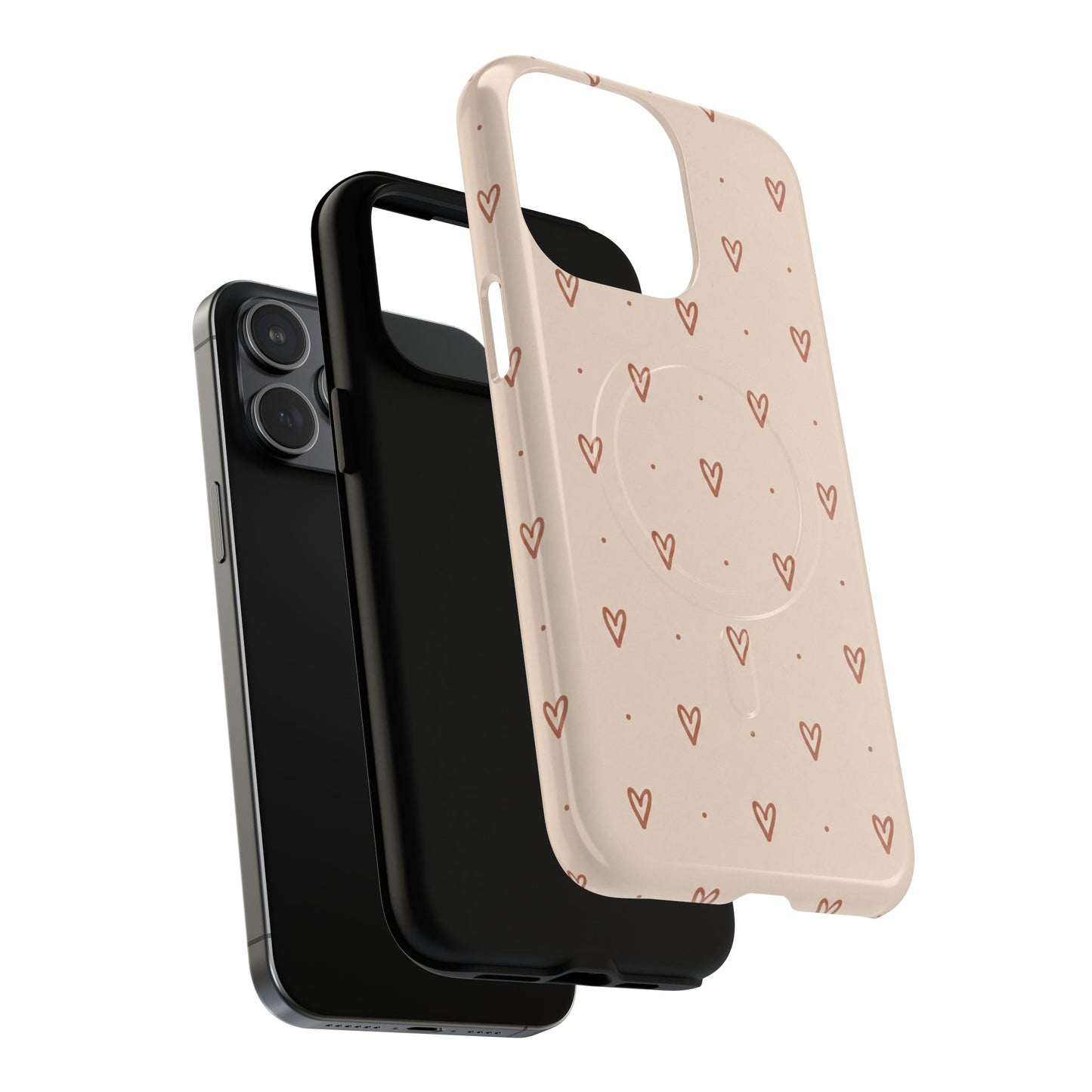 Little Sweet Hearts Magnetic Protective Phone Case – Tough Dual-Layer Cover