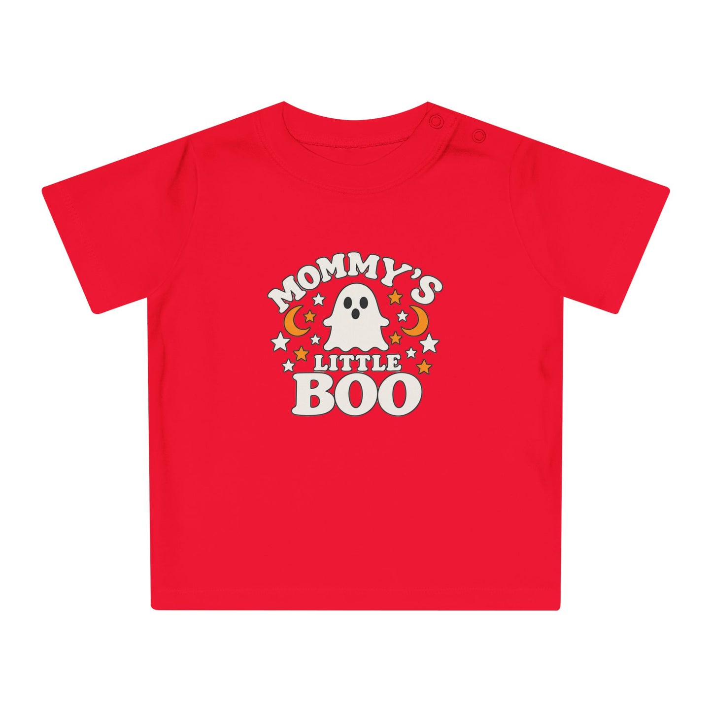 Mommy's Little Boo Baby T-Shirt - Halloween Ghost Infant Tee - Cute Spooky Baby Shirt - Halloween Baby Outfit