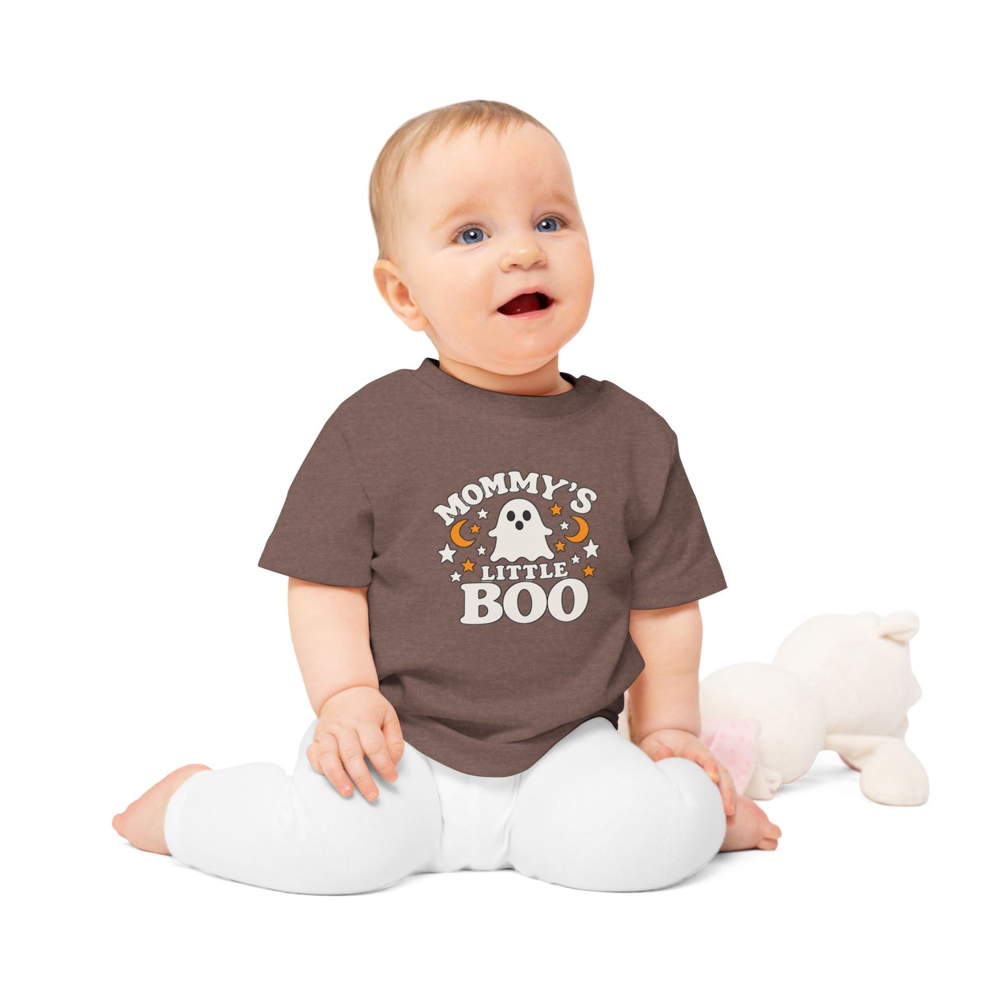Mommy's Little Boo Baby T-Shirt - Halloween Ghost Infant Tee - Cute Spooky Baby Shirt - Halloween Baby Outfit