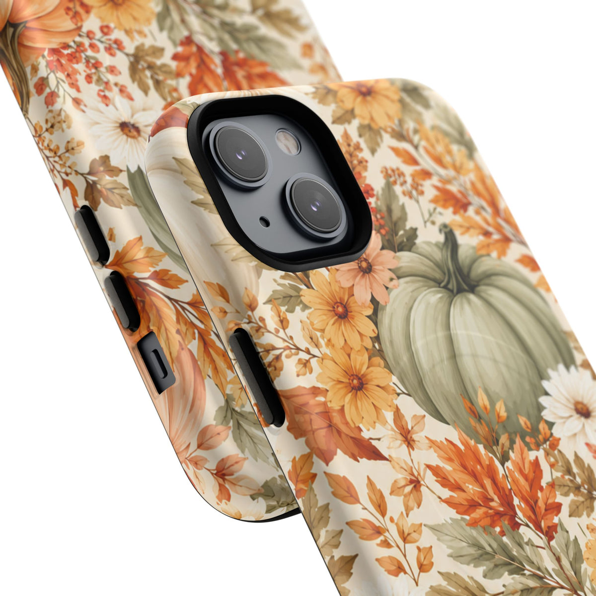 Harvest Bloom Magnetic Protective Phone Case – Tough Dual-Layer Cover