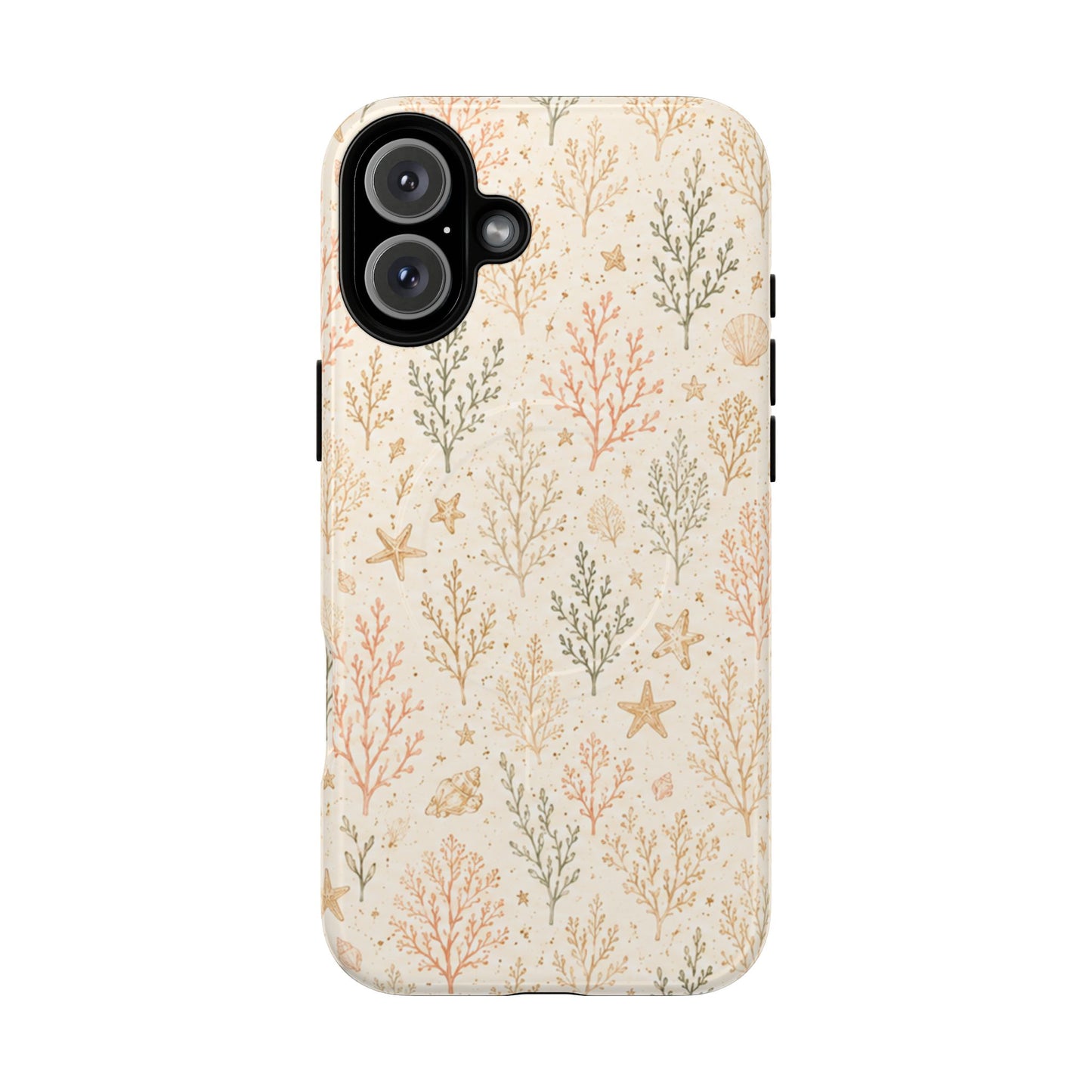 Coral Garden Magnetic Protective Phone Case – Tough Dual-Layer Cover