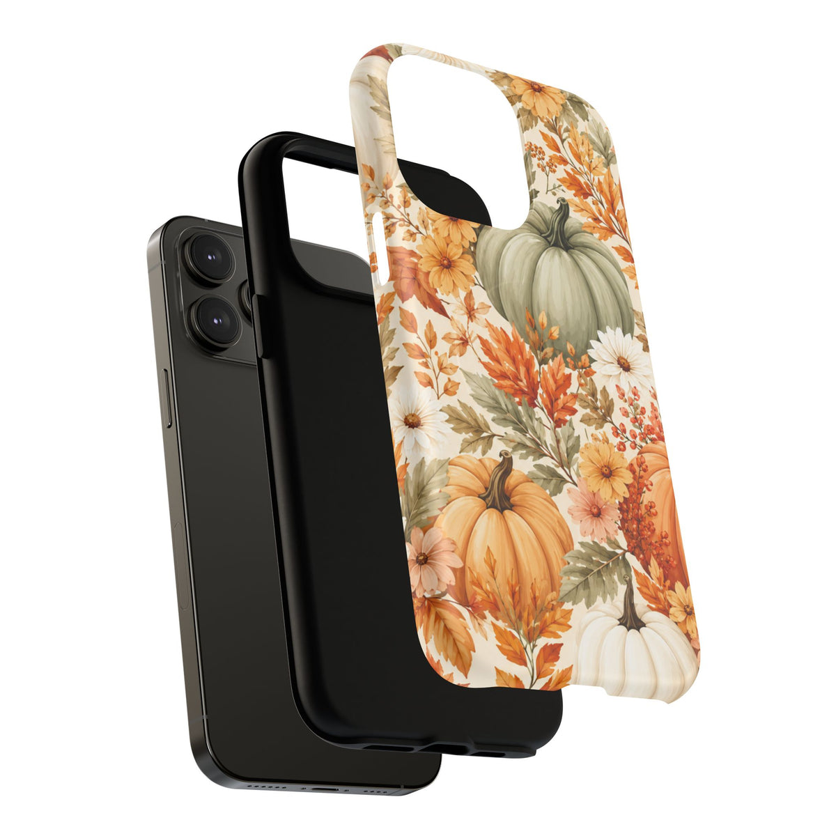 Harvest Bloom Magnetic Protective Phone Case – Tough Dual-Layer Cover