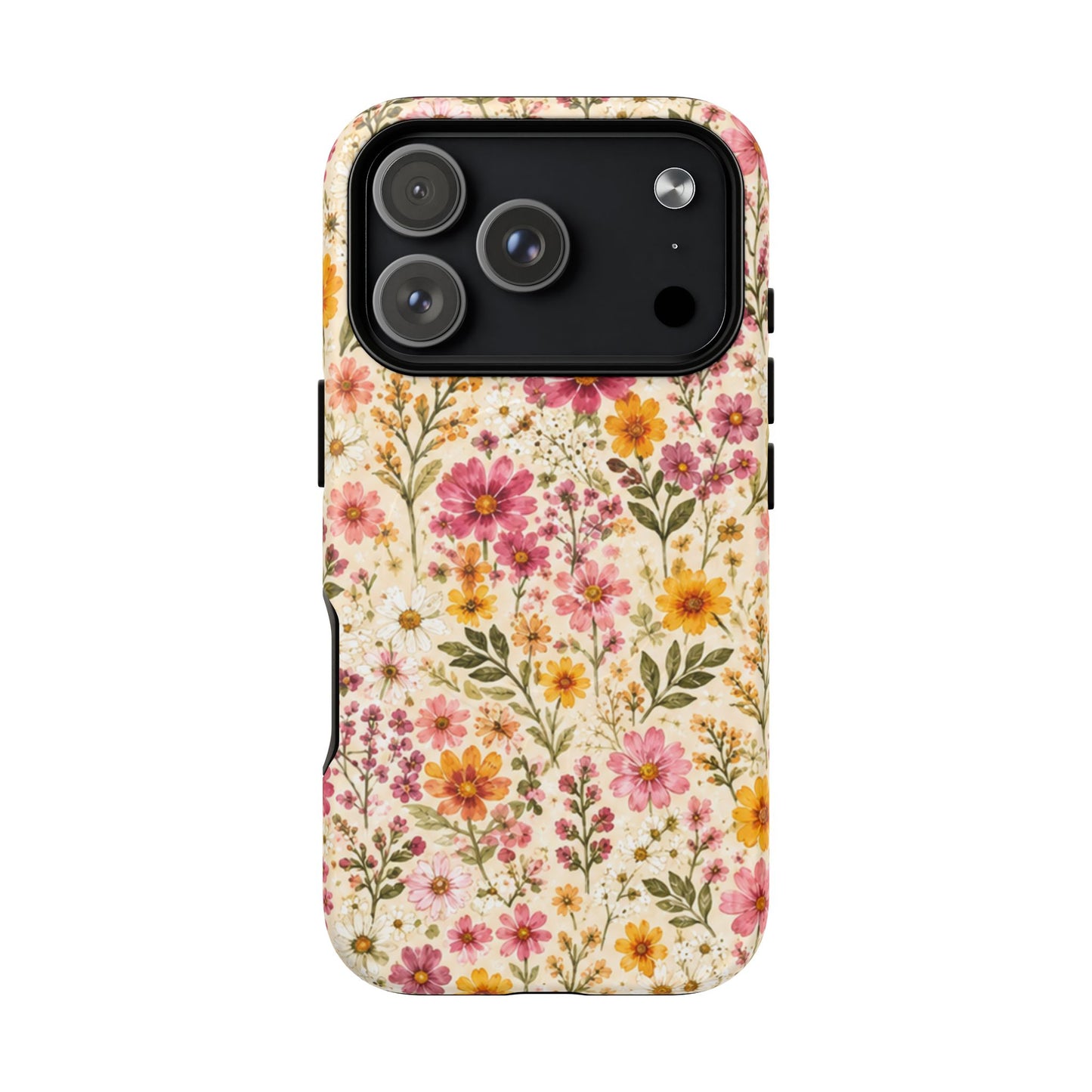 Wildflower Meadow Magnetic Protective Phone Case – Tough Dual-Layer Cover