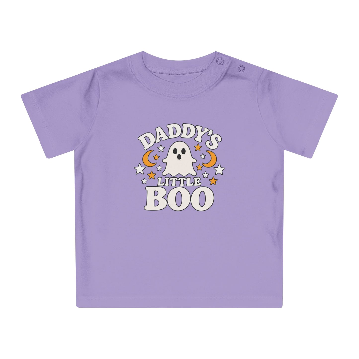 Daddy's Little Boo Baby T-Shirt - Halloween Ghost Infant Tee - Cute Spooky Baby Shirt - Halloween Baby Outfit