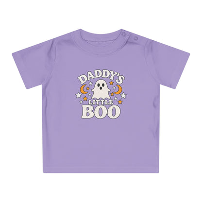 Daddy's Little Boo Baby T-Shirt - Halloween Ghost Infant Tee - Cute Spooky Baby Shirt - Halloween Baby Outfit