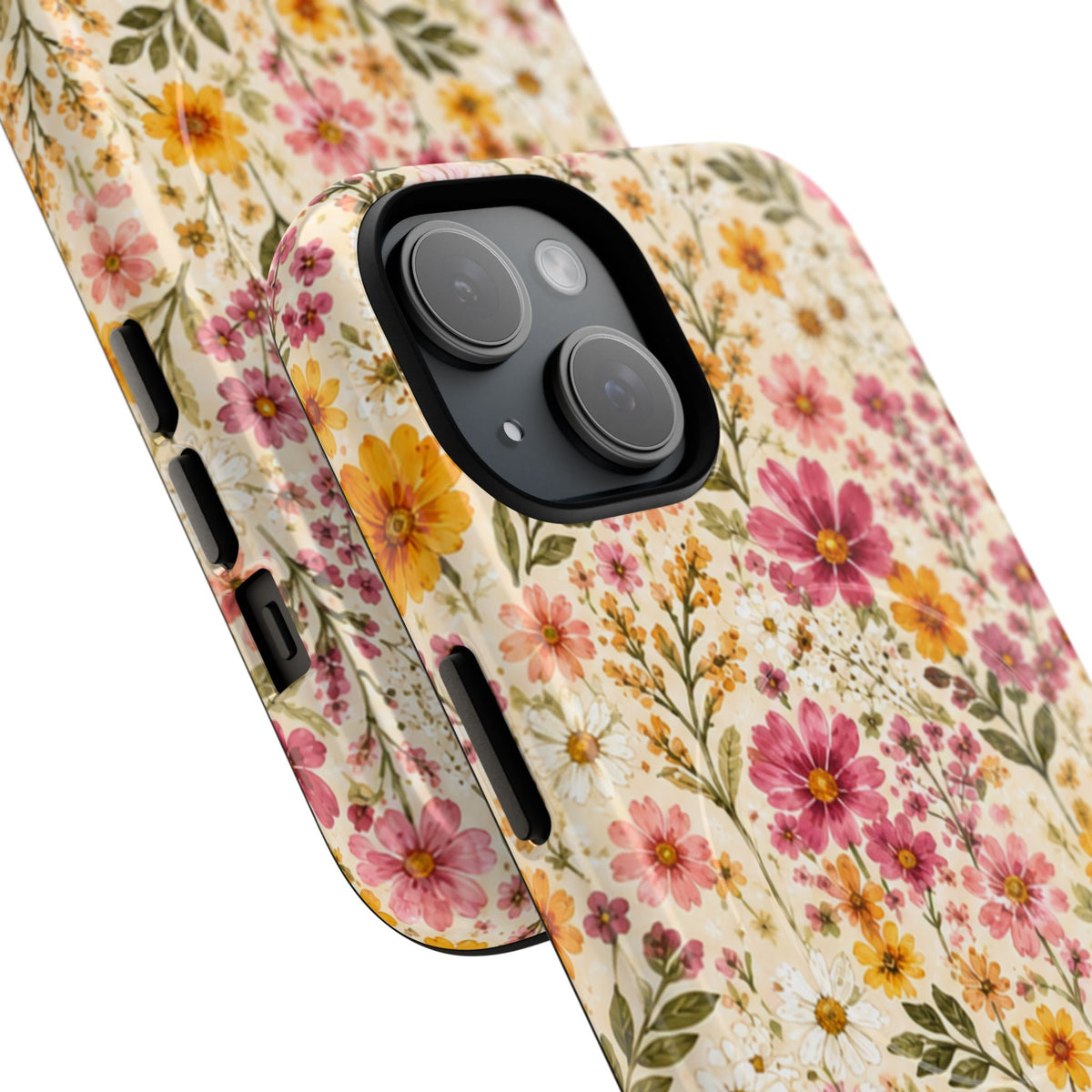 Wildflower Meadow Magnetic Protective Phone Case – Tough Dual-Layer Cover