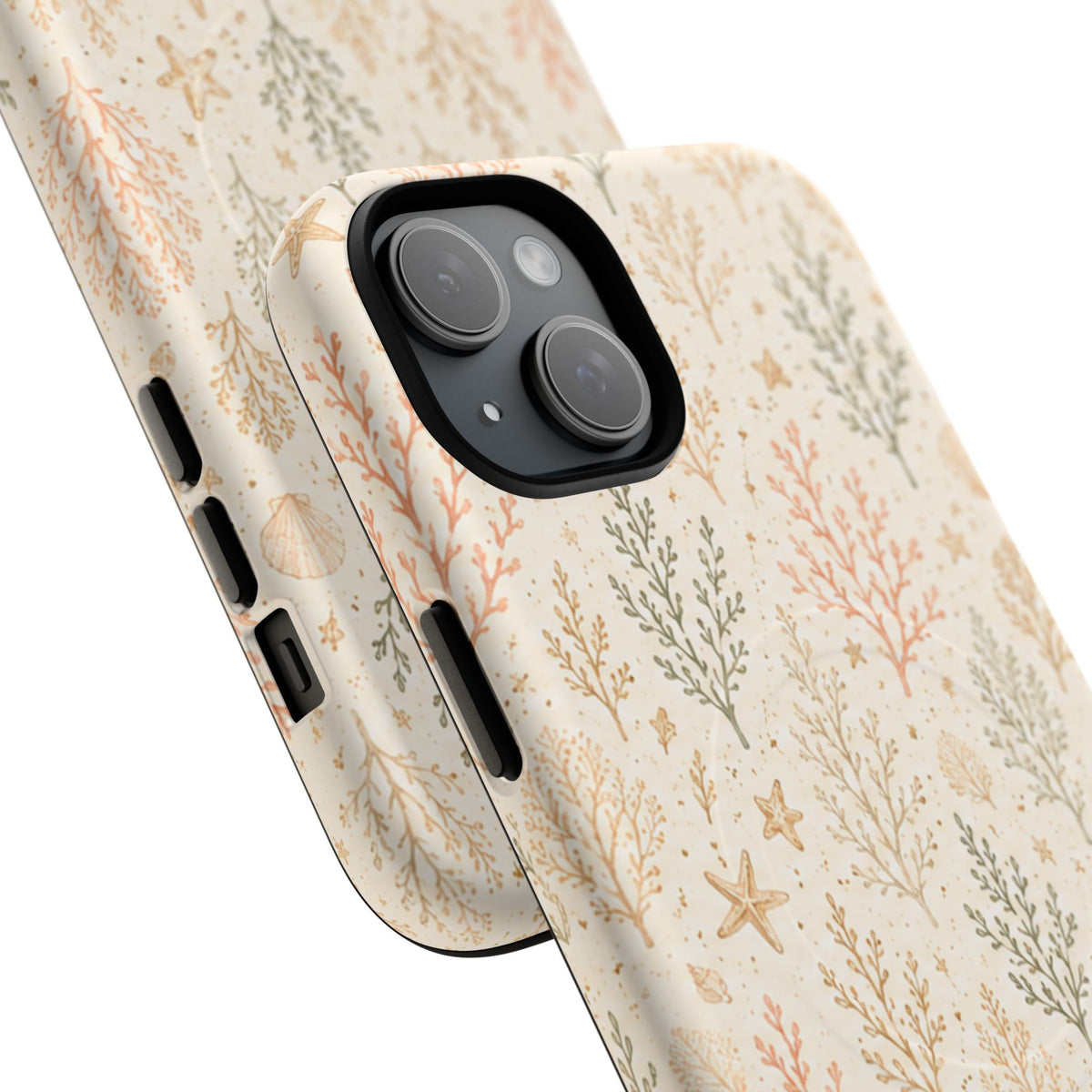 Coral Garden Magnetic Protective Phone Case – Tough Dual-Layer Cover