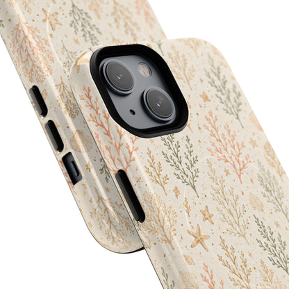 Coral Garden Magnetic Protective Phone Case – Tough Dual-Layer Cover