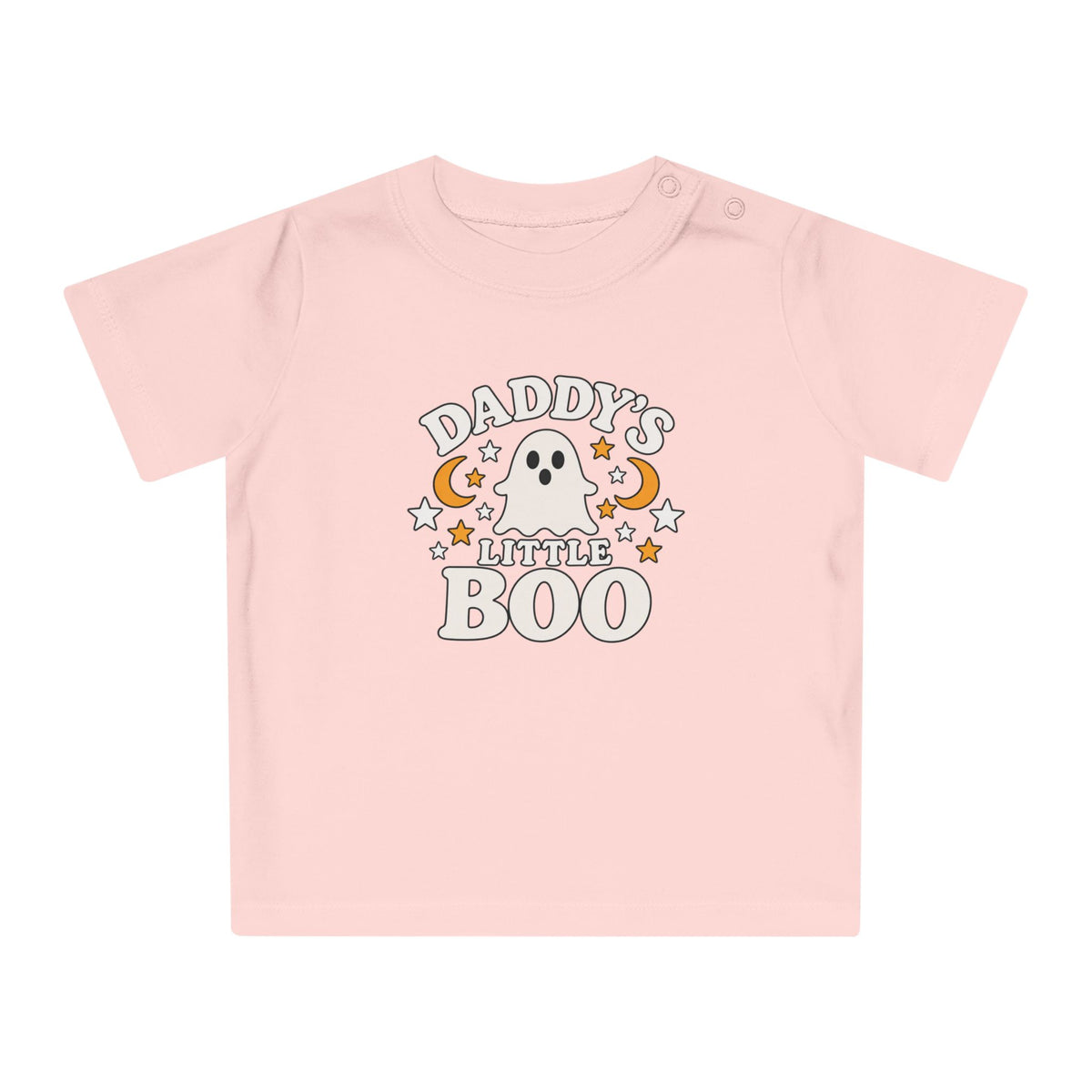 Daddy's Little Boo Baby T-Shirt - Halloween Ghost Infant Tee - Cute Spooky Baby Shirt - Halloween Baby Outfit