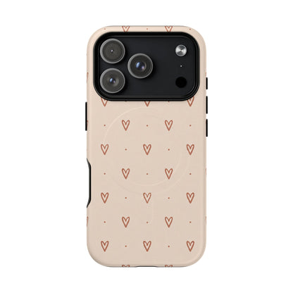 Little Sweet Hearts Magnetic Protective Phone Case – Tough Dual-Layer Cover
