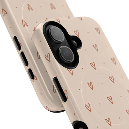 Little Sweet Hearts Magnetic Protective Phone Case – Tough Dual-Layer Cover