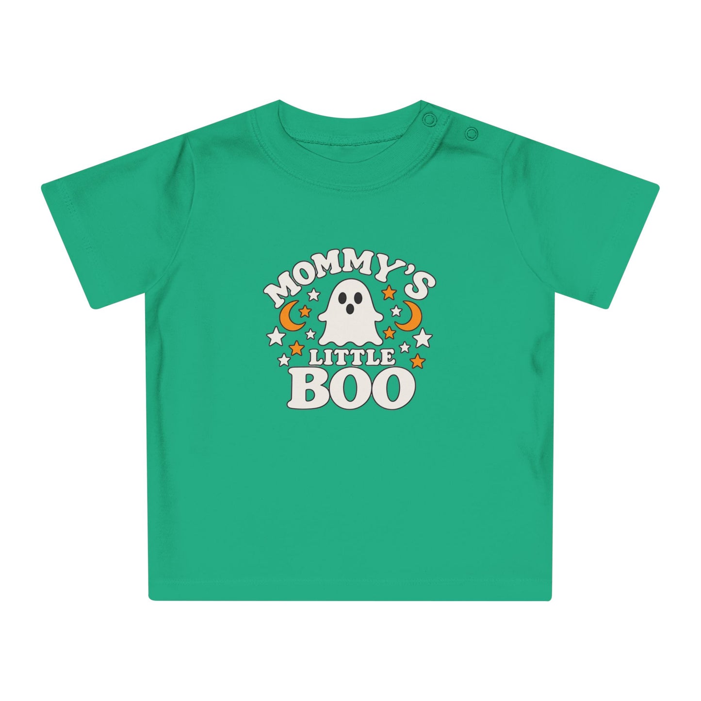 Mommy's Little Boo Baby T-Shirt - Halloween Ghost Infant Tee - Cute Spooky Baby Shirt - Halloween Baby Outfit