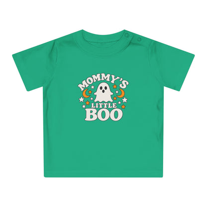 Mommy's Little Boo Baby T-Shirt - Halloween Ghost Infant Tee - Cute Spooky Baby Shirt - Halloween Baby Outfit