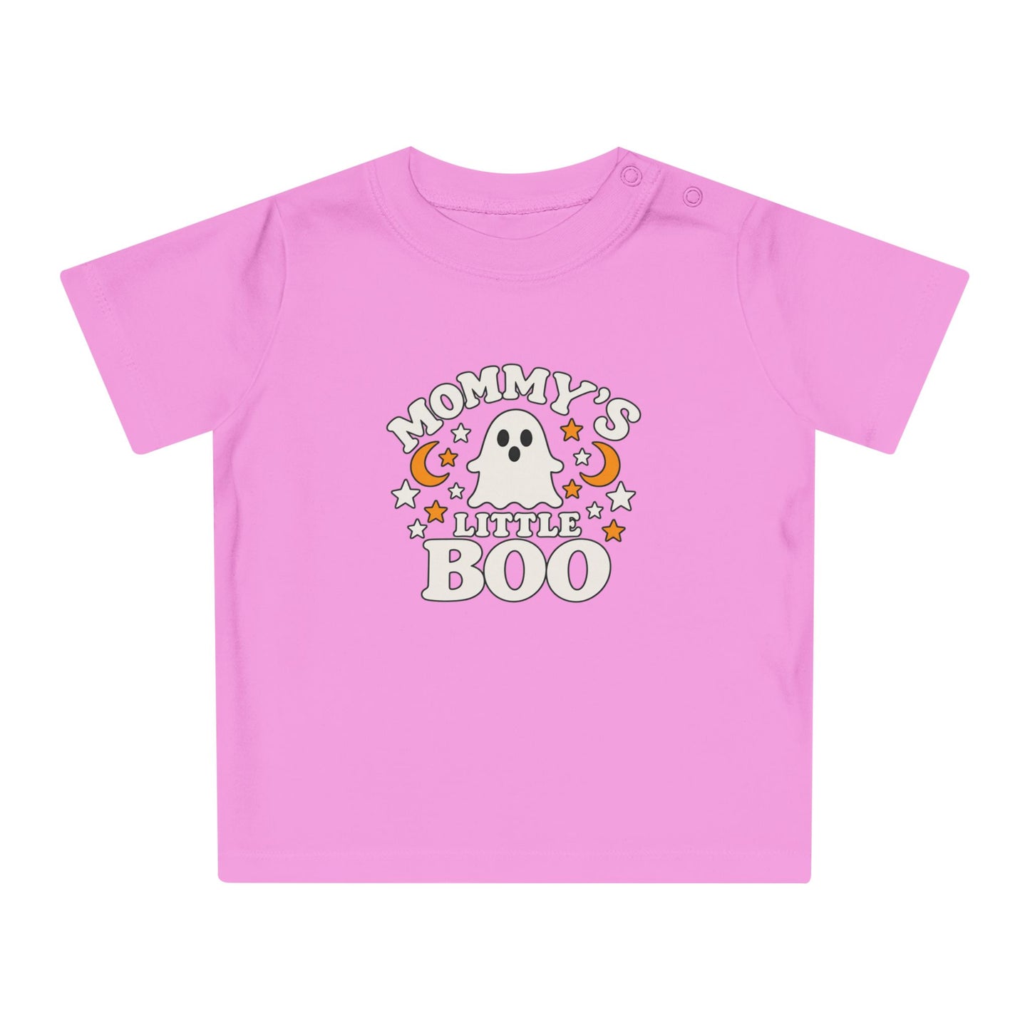 Mommy's Little Boo Baby T-Shirt - Halloween Ghost Infant Tee - Cute Spooky Baby Shirt - Halloween Baby Outfit