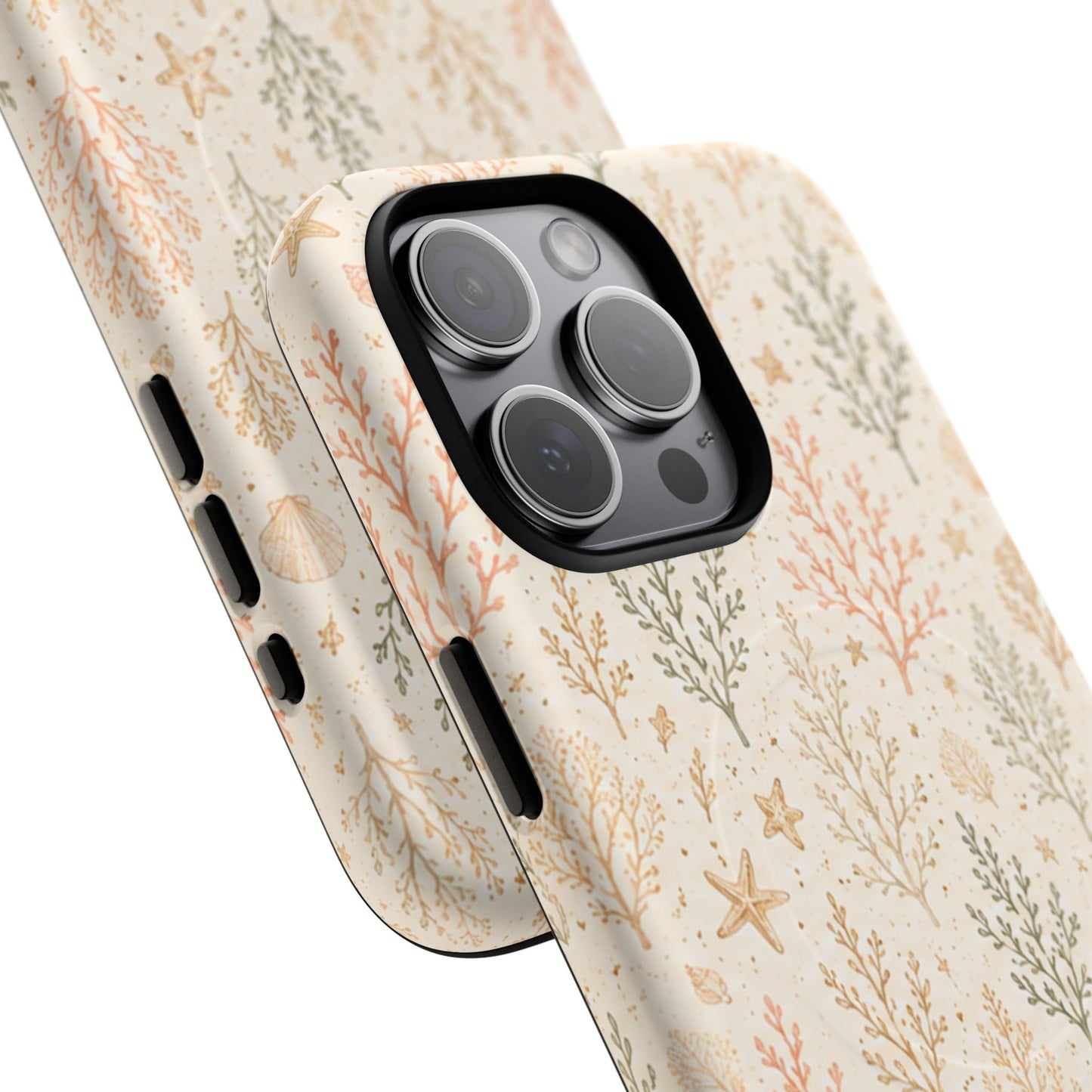Coral Garden Magnetic Protective Phone Case – Tough Dual-Layer Cover